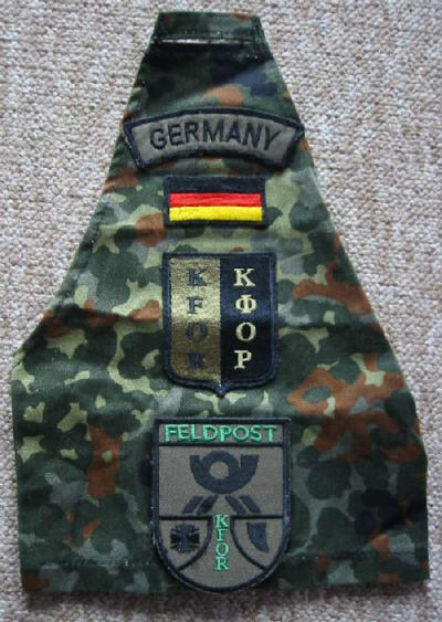 BMSV Minden: Stulpe der Bundeswehr mit diversen Abzeichen